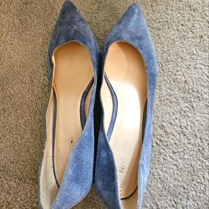 Blue suadish like shoes